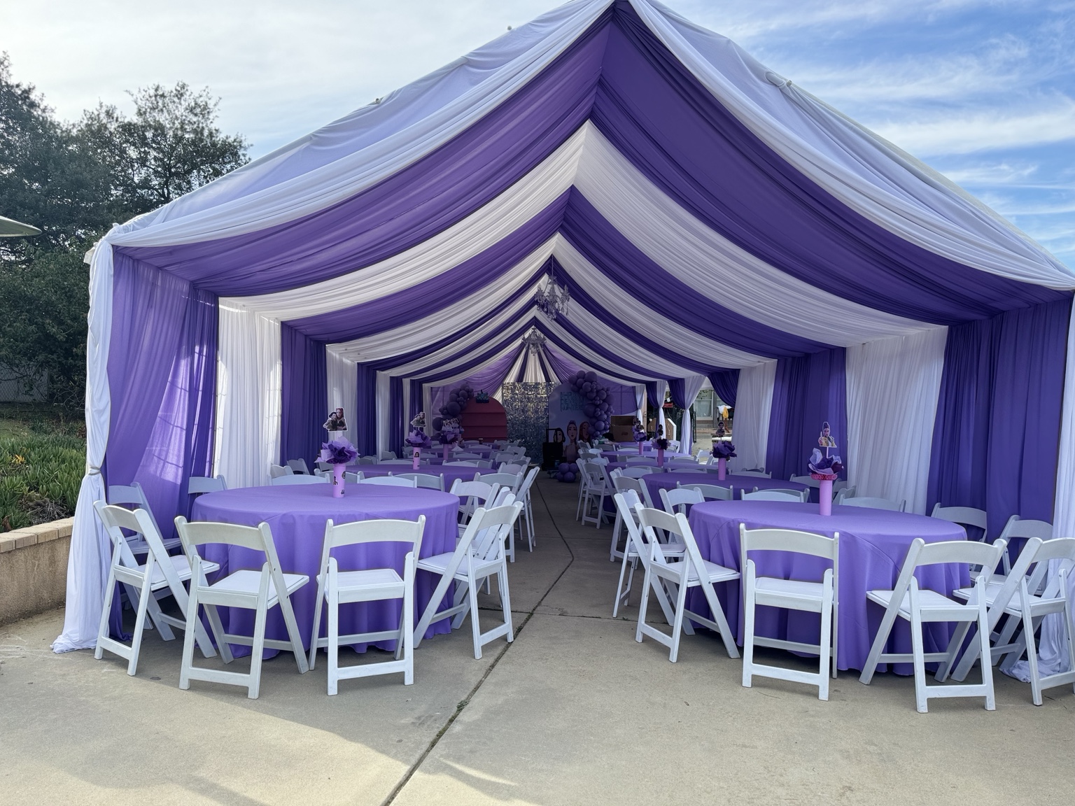 Partydise event setup 1